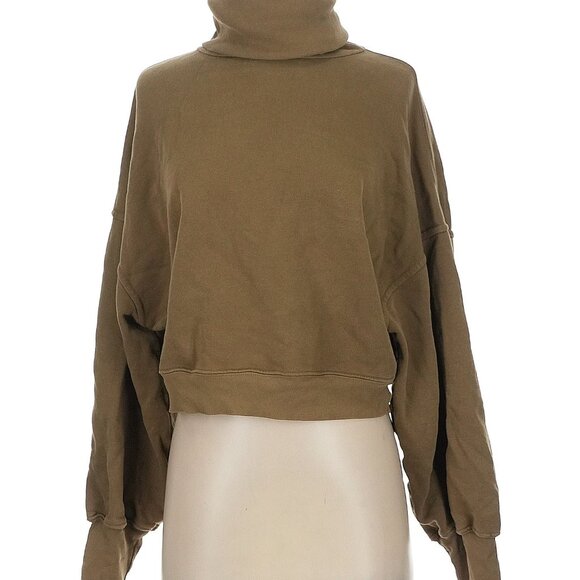 Agolde Balloon Sleeve Turtleneck Sweatshirt size XS - Picture 4 of 12